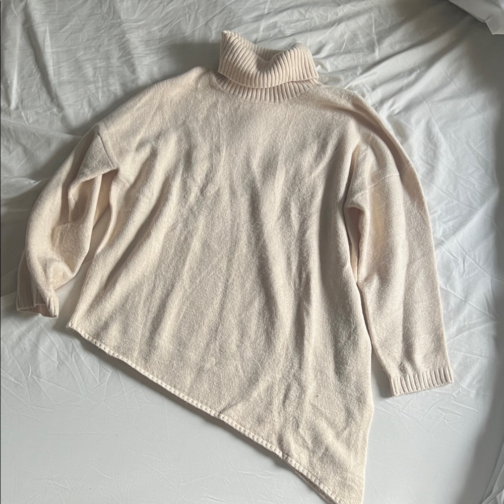 BTFBM Cream Turtleneck Sweater